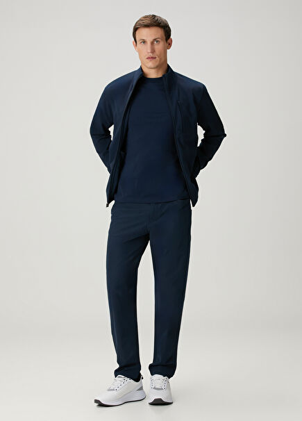 Classic Fit ABC Lacivert Pantolon