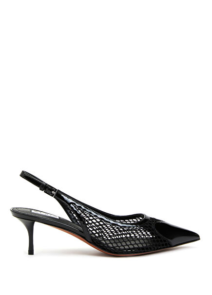 Black Leather Heels
