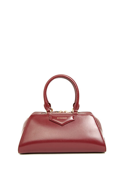Antigona Small Burgundy Women's Leather Bag