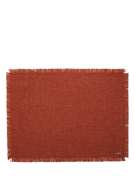 Orange 2-Piece Linen Placemat Set