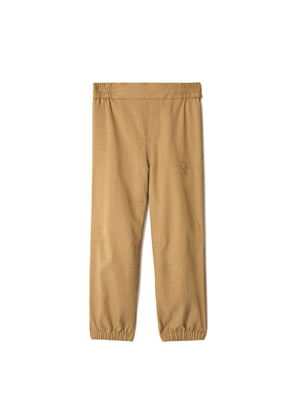 Travard Blend Beige Cotton Unisex Kids Pants