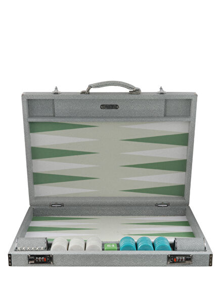 Gray Design Backgammon