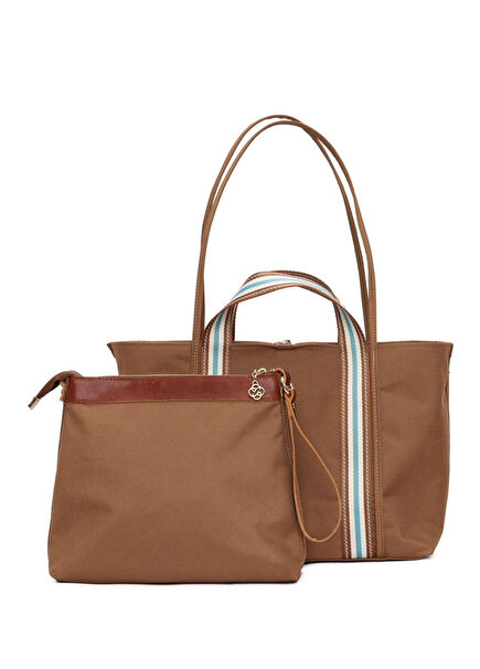 Madri Brown Women's Shoulder Bag