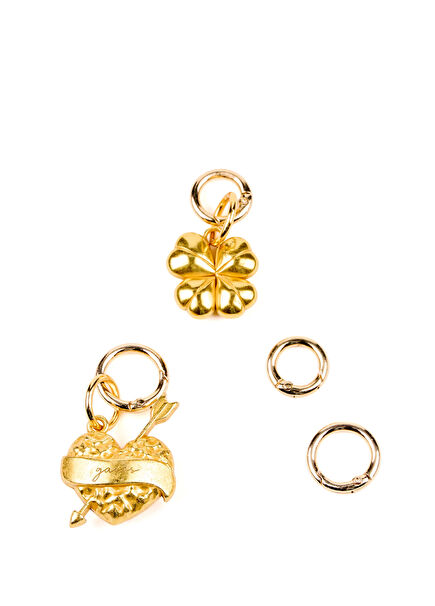 Lucky Charm Gold Color Women's Hair Ring