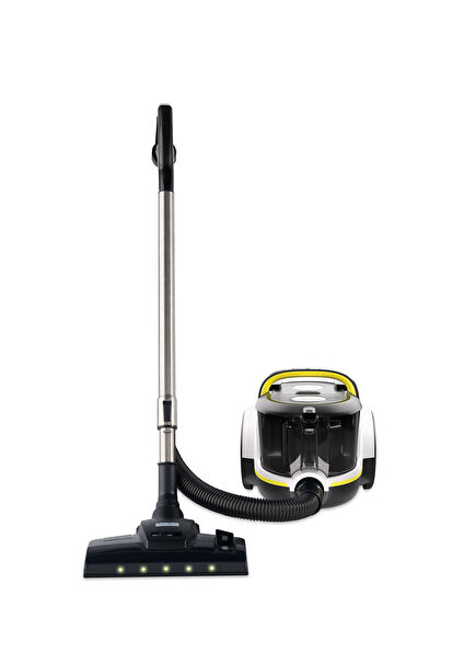 VCC 6 CycloneX DualControl B&W Toz Torbasız Turbo ve LED Başlıklı Elektrikli Süpürge