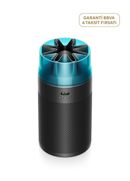 HushJet™ Compact Air Purifier (Black/Turquoise)