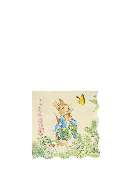 Peter Rabbit in the Garden Themed 16-Pack L Napkins