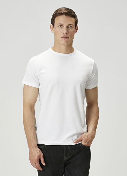 Beyaz Basic T-shirt