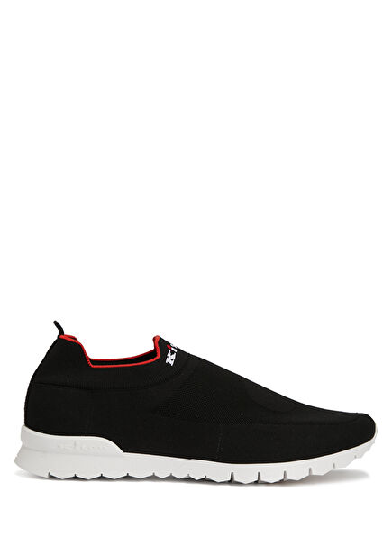 Black Logo Detail Men's Sneakers
