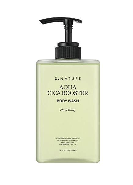 Aqua Cica Booster Body Wash Roughness Protector and Balancing Shower Gel 500 ml