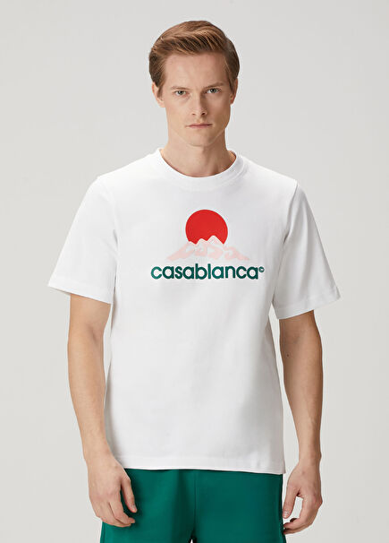 Montagne Beyaz Organik Pamuk T-shirt