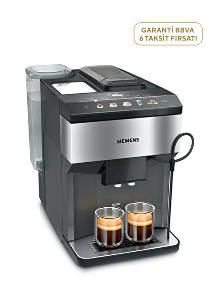 TP517R03 EQ500 Stainless Steel Black Fully Automatic Coffee Machine