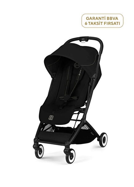 Orfeo Black Magic Black Otomatik Katlanabilen Bebek Arabası