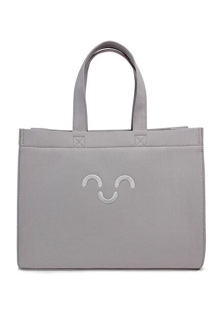 Maxi Gri Çok Bölmeli Anne Bebek Bakım Çantası