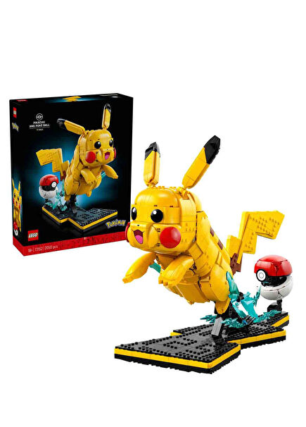 Pokémon Pikachu ve Poké Topu 2050 Parça 18+ Yaş Duruşu Ayarlanabilir Figür İçeren Yapı Oyuncağı 72152
