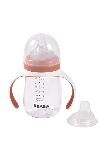 2'si 1 Arada Terracotta 4 Ay+ Eğitim Biberonu 210 ml