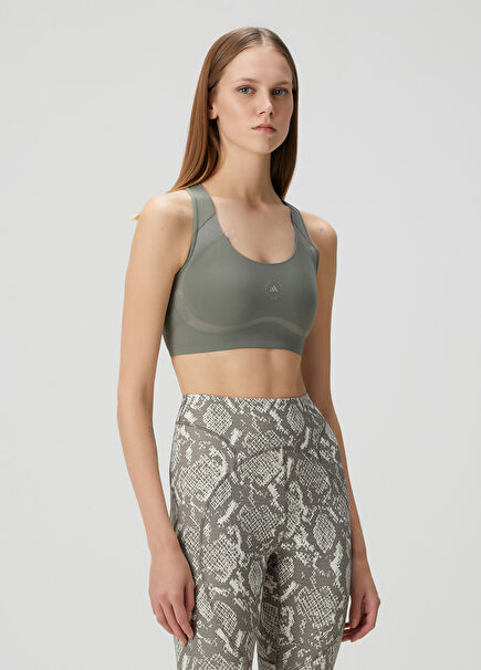 by Stella Mccartney Yeşil Spor Sütyeni