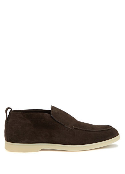Brown Men's Suede Loafer