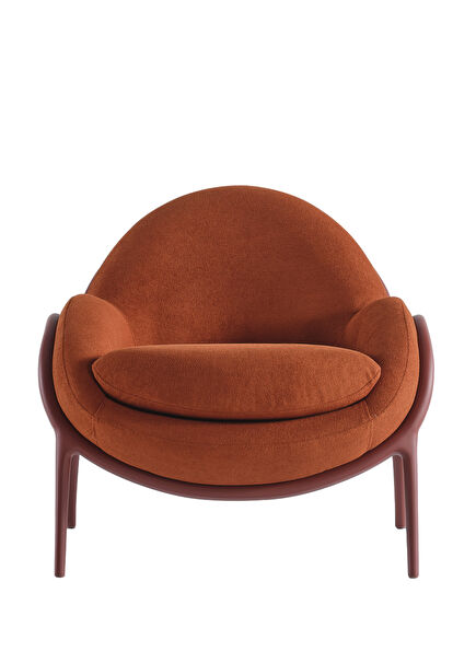 Luna Tile Solid Walnut Armchair