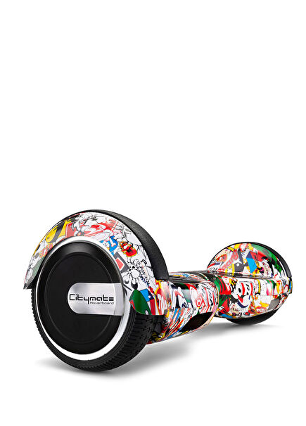 Çok Renkli Bluetooth Hoparlörlü 6.5" Akıllı Dengeli Elektrikli Hoverboard 