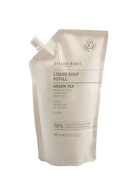 Yeşil Çay Sıvı Sabun 500 ml Refill 