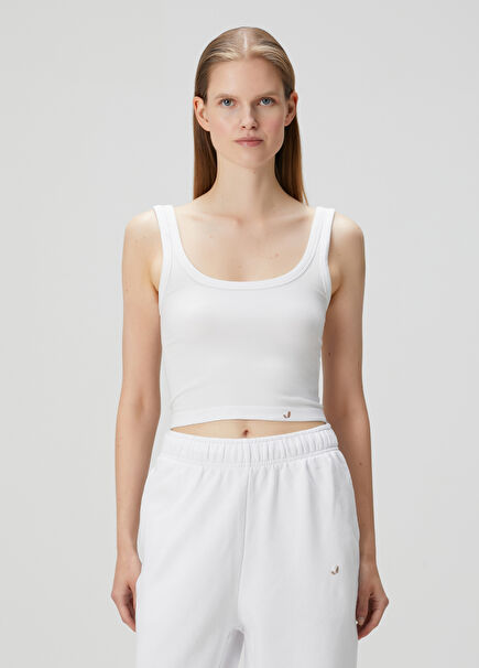 Aura Soft White Tank Top