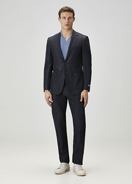 Lacivert Jean Pantolon