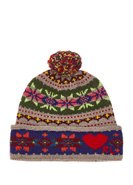 Çok Renkli Kadın Yün Bere