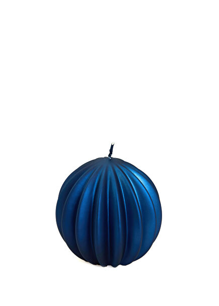 Lacivert Kadife Top Mum 10 cm