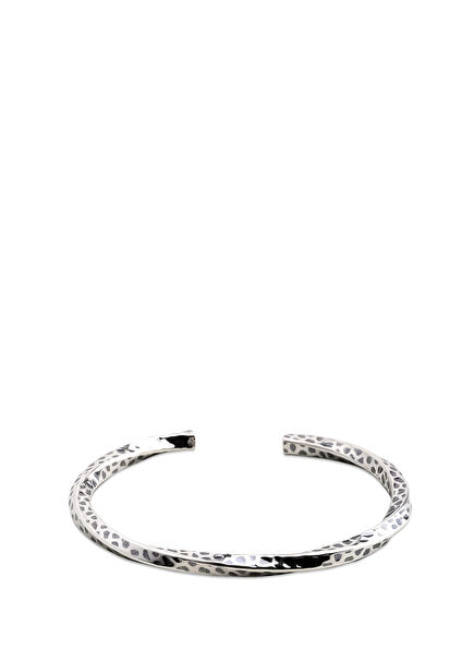 Phantom Silver Men's Handcuff Bracelet