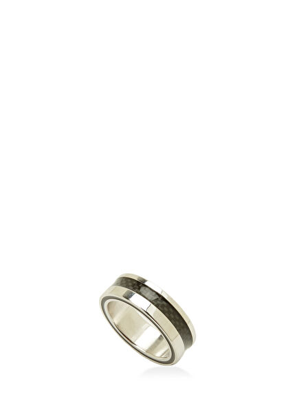 Black Silver Men's Silver Ring