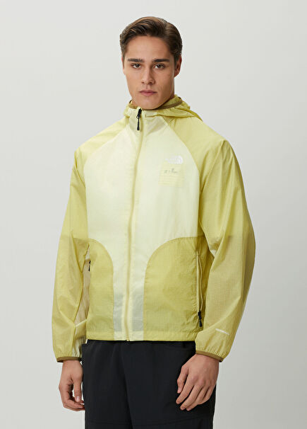 NSE Light Yellow Hooded Raincoat
