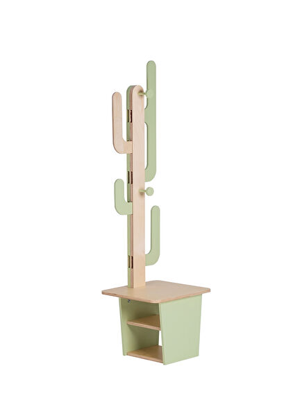 Montessori Cactus Wooden Children's Room Hanger