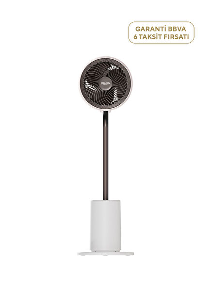 Air Luxe White Pedestal Fan X7433