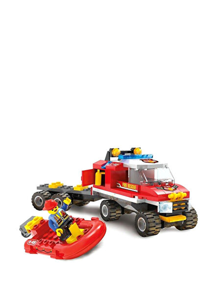 MyFireBrigade Firefighting Coast Guard Toy Building Set KB0813