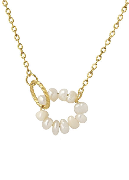 Prague White Women's Pearl Necklace