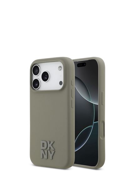 iPhone 17 Pro Metal Logo Silicone MagSafe Compatible Phone Case