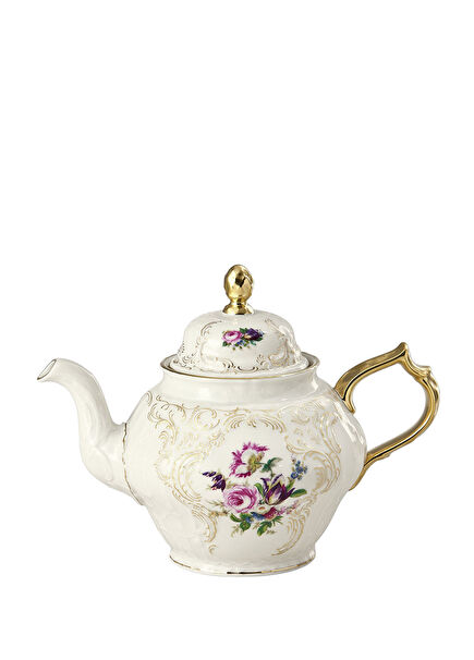 Sanssouci Elfenbein Diplomat Patterned Porcelain Coffee and Tea Pot