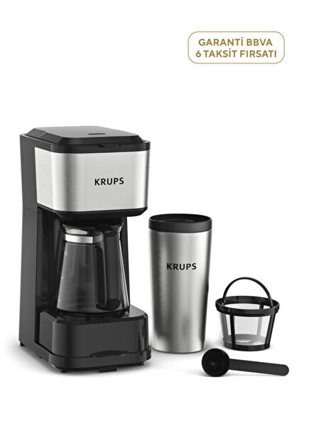 3-in-1 Silver Filter Coffee Maker