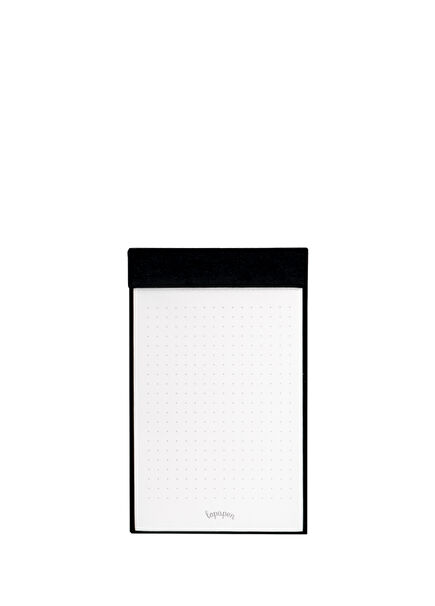 Jet Black Dotted Notebook