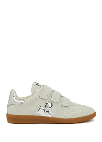 Silver Bej Kadın Deri Sneaker