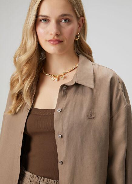 Silver Charm Fish Detailed Women's Necklace