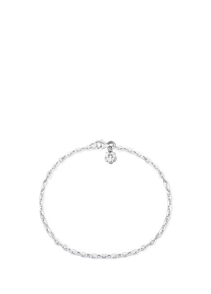 Tiger Charm 925 Sterling Silver Palm Chain Men's Bracelet