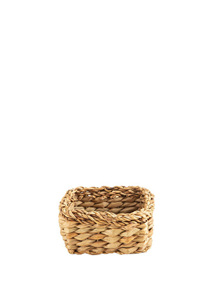 Fapino Natural Water Hyacinth Basket 14x14 cm