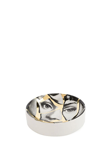 No 2 Yüz Baskılı Porselen Kül Tablası