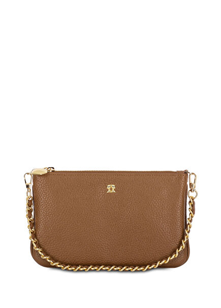 Kaia Karamel Kadın Deri Omuz Çantası