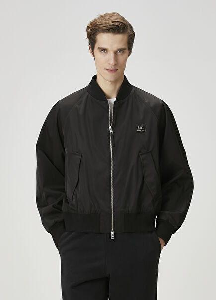 Black Bomber Jacket