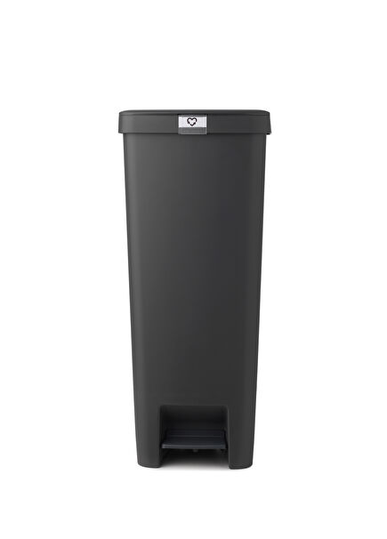 Stepup Anthracite Pedal Plastic Trash Can 40 L