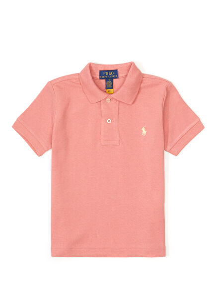 Pembe Erkek Çocuk Polo T-shirt