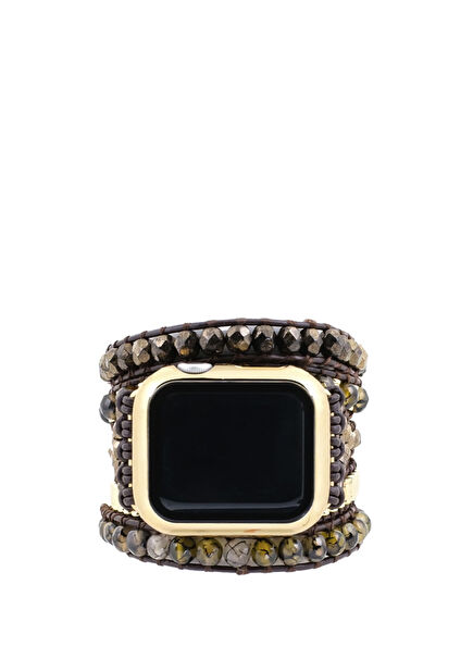 Yinyang Wrap 42/49 mm Apple Watch Uyumlu Kadın Akıllı Saat Kordon